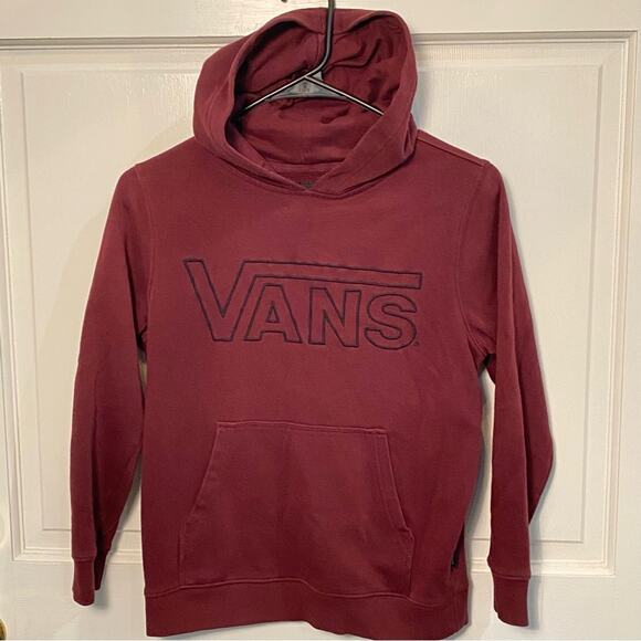 Vans Outline Drop V Men's Port Royale Pullover Hoodie Size S kangaroo pocket - Picture 1 of 5